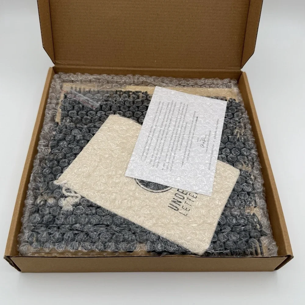 Underwood Letterpress Wooden Letter Board Set – Home Message Display New‎
